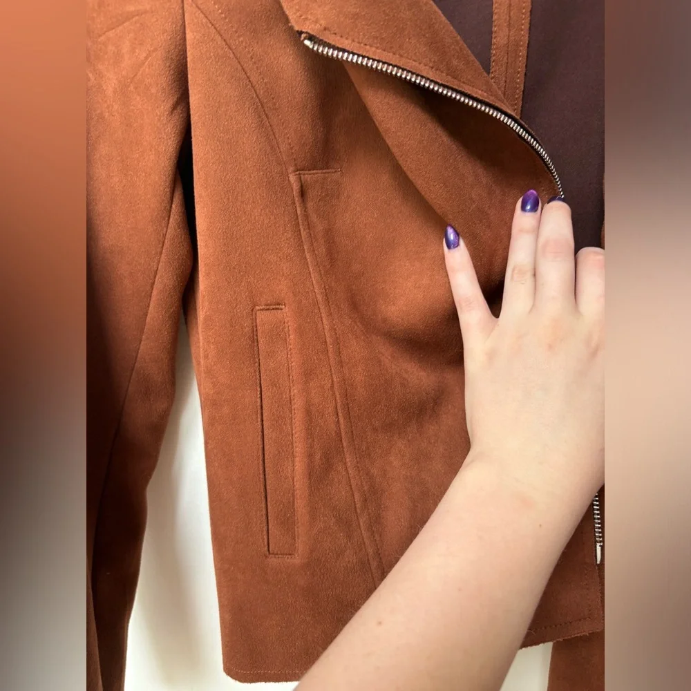 Philosophy Faux Leather Jacket - Picture 3 of 9